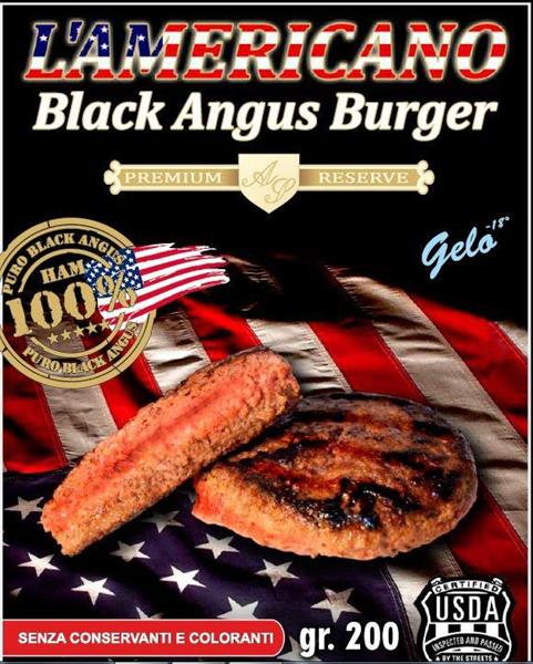 HAMBURGER BLACK ANGUS AMER. GR.200 PZ.12 ham