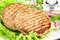 HAMBURGER POLLO RUSPANTE GR.200 PZ.12 ham