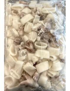 ANELLI E CIUFFI CALAMARI IQF KG.1 mareperla