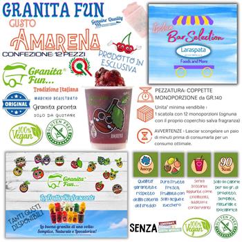 GRANITAFUN AMARENA GR.140 PZ.12 senza gl.-vegan