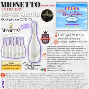 MIONETTO BLANC/ROSE' EXTRA DRY ML.750