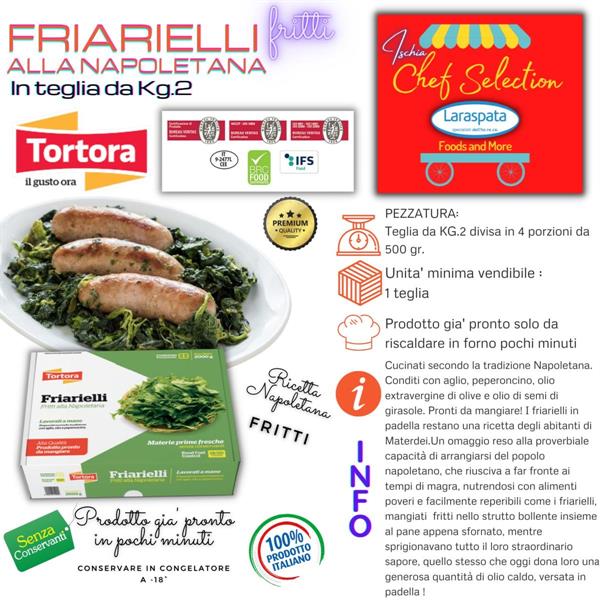 FRIARIELLI FRITTI RICETTA NAPOLETANA KG.2 TORTORA