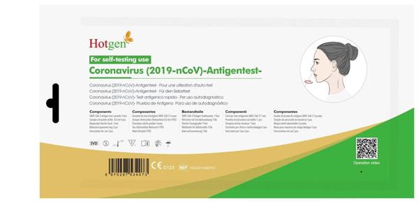 TEST RAPIDO HOTGEN SELF TEST KIT 5 PZ. ASTUCCIO