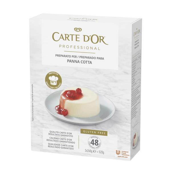 CDO PANNA COTTA GR.520 senza glut. carte d'or