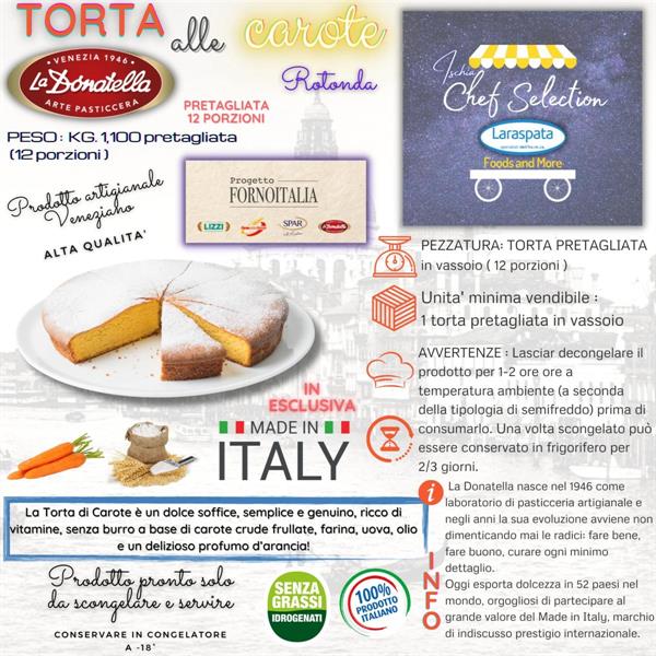 LD TORTA CAROTE KG.1,1 PORZ.12 pret. donat. deliz.