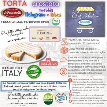 LD CROSTATA MORBIDA MELOG. E RIBES GR.900 vegan donatella