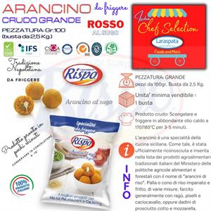 ARANCINO GRANDE ROSSO GR.100 KG.2,5 rispo