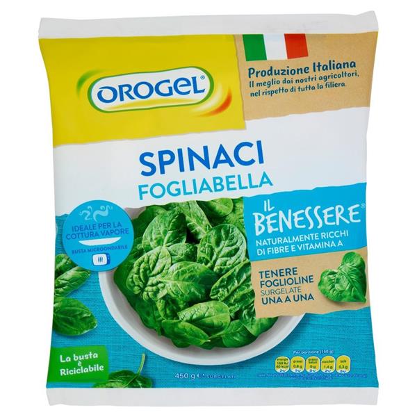 ORO SPINACI FOGLIA PIU' GR.450 PZ.8 orogel N.A.