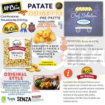 MC CAIN PATATE NOISETTES KG.2,5 PZ.4