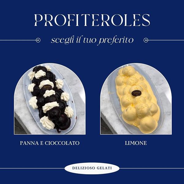PROFITEROL AL LIMONE/TIRAMISU KG.1 vasch. delizioso
