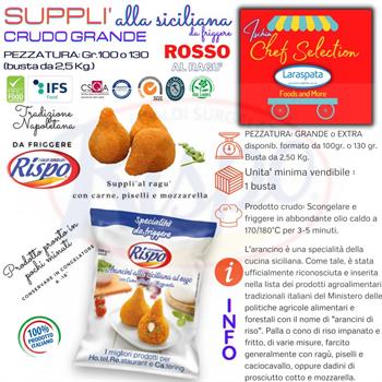 SUPPLI ROSSI SICILIANA GR.100 KG.2,5 rispo