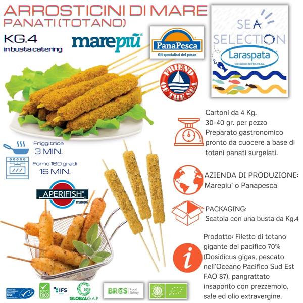 ARROSTICINI DI MARE KG.4 catering