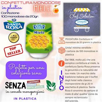 SANTAR. CONF. MIELE GR.20x100 plastica